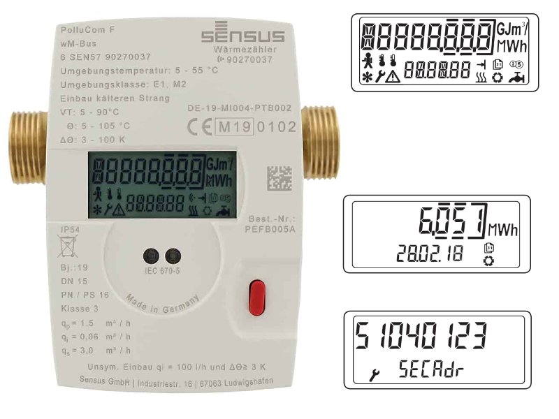 Kompaktné Merače tepla a chladu